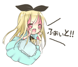 Of the country of mouse Alice sticker #11372640