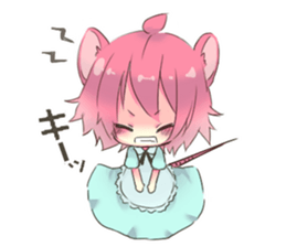 Of the country of mouse Alice sticker #11372641