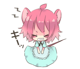 Of the country of mouse Alice sticker #11372641