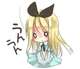 Of the country of mouse Alice sticker #11372653