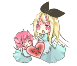 Of the country of mouse Alice sticker #11372663