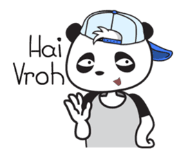 Panda Guyon the Funky Panda sticker #11372944