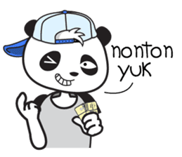 Panda Guyon the Funky Panda sticker #11372946
