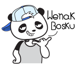 Panda Guyon the Funky Panda sticker #11372947