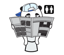 Panda Guyon the Funky Panda sticker #11372959