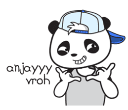 Panda Guyon the Funky Panda sticker #11372974