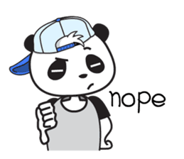 Panda Guyon the Funky Panda sticker #11372980