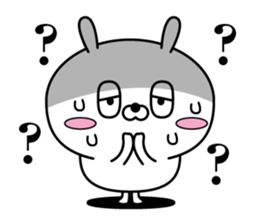 Reply rabbit(Provisional)2 sticker #11374765