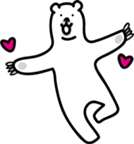 Sea creature Polar Bear Sticker 2 sticker #11374884