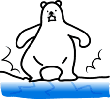 Sea creature Polar Bear Sticker 2 sticker #11374898