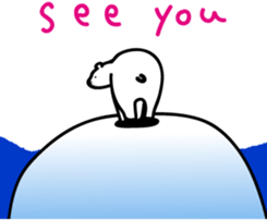 Sea creature Polar Bear Sticker 2 sticker #11374902