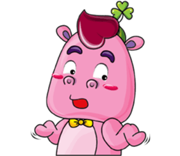 Lucky Red Heart Clover sticker #11376118