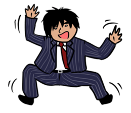 Japanese businessman SHO!!! sticker #11376775