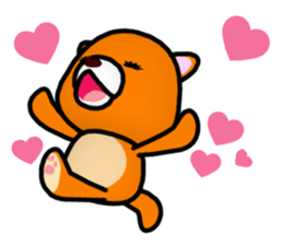 Adult bear and children bear sticker #11376828