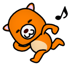 Adult bear and children bear sticker #11376839