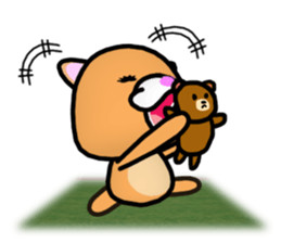 Adult bear and children bear sticker #11376846