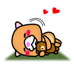 Adult bear and children bear sticker #11376847