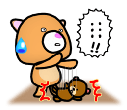 Adult bear and children bear sticker #11376851