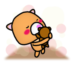 Adult bear and children bear sticker #11376852