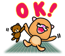 Adult bear and children bear sticker #11376854