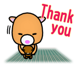 Adult bear and children bear sticker #11376857