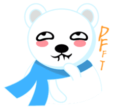 Darius The Polar Bear sticker #11377119