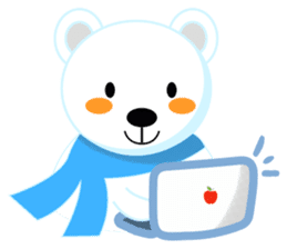 Darius The Polar Bear sticker #11377123