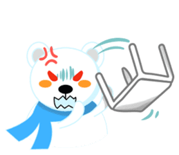 Darius The Polar Bear sticker #11377125