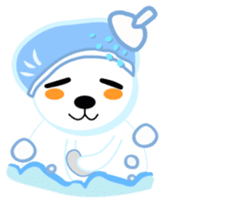 Darius The Polar Bear sticker #11377131