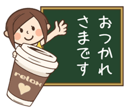 Cute wife and easy-to-see blackboard sticker #11377230