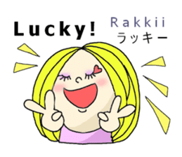 English and Japanese stickers sticker #11377274