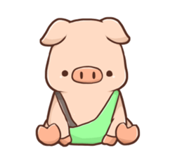 Fox and Pig Sticker sticker #11377667