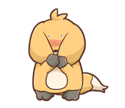 Fox and Pig Sticker sticker #11377674