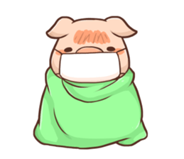 Fox and Pig Sticker sticker #11377693