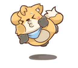 Fox and Pig Sticker sticker #11377694