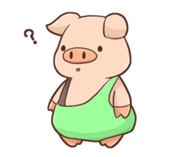 Fox and Pig Sticker sticker #11377703