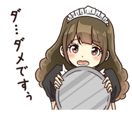 My maid. sticker #11378185
