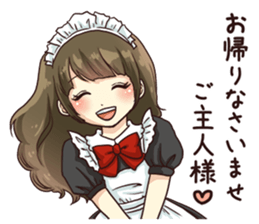 My maid. sticker #11378186