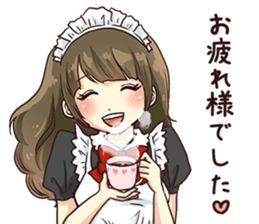 My maid. sticker #11378195