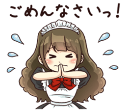 My maid. sticker #11378196