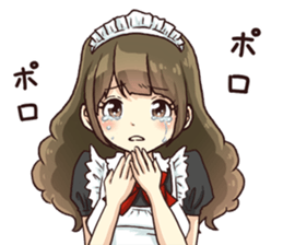 My maid. sticker #11378198