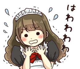 My maid. sticker #11378205