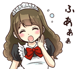 My maid. sticker #11378207