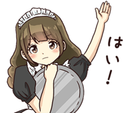 My maid. sticker #11378208