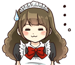 My maid. sticker #11378212
