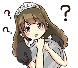 My maid. sticker #11378214