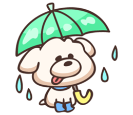 Tongue dog sticker #11378412