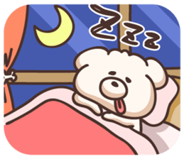 Tongue dog sticker #11378416