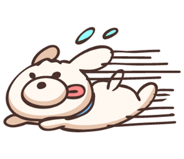 Tongue dog sticker #11378419