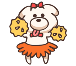 Tongue dog sticker #11378421